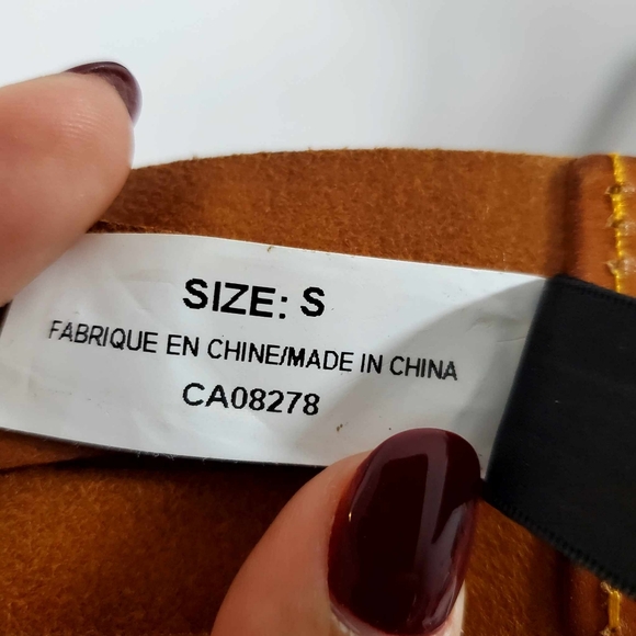 NWOT-Vintage 90's Woven Braided Leather Belt Preppy Brown - Picture 7 of 11